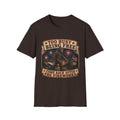 Too Busy Being Free T-Shirt — Funny Bigfoot Fireworks Graphic Tee