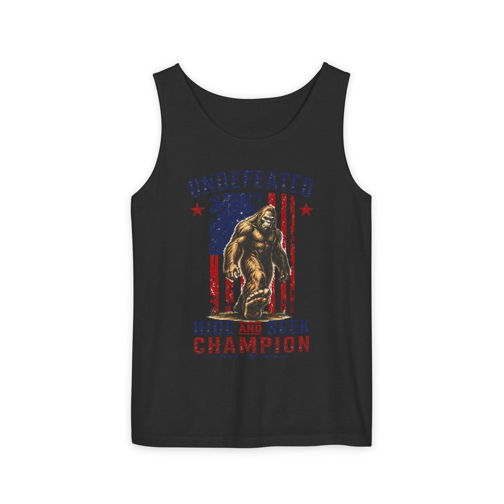 Undefeated Hide and Seek Champion 4th of July Tank Top