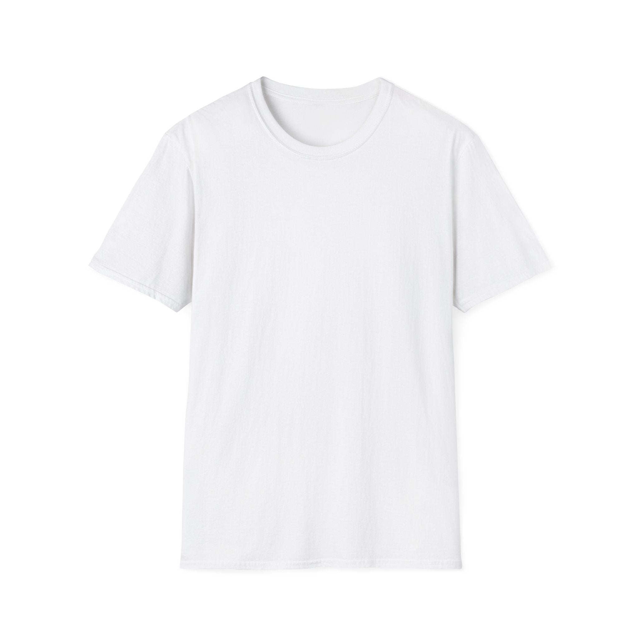 Classic White T-Shirt — Minimal Everyday Tee (graphic design on the back)