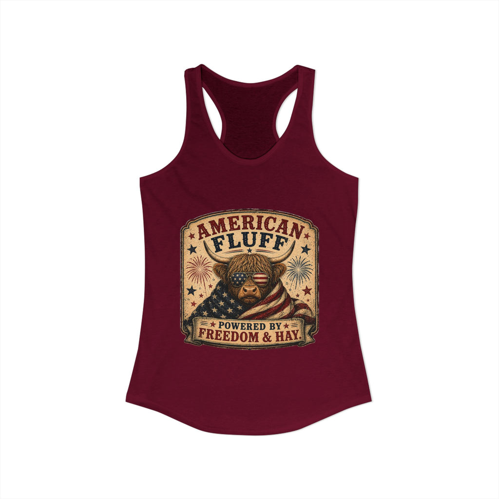 American Fluff Women's Ideal Racerback Tank