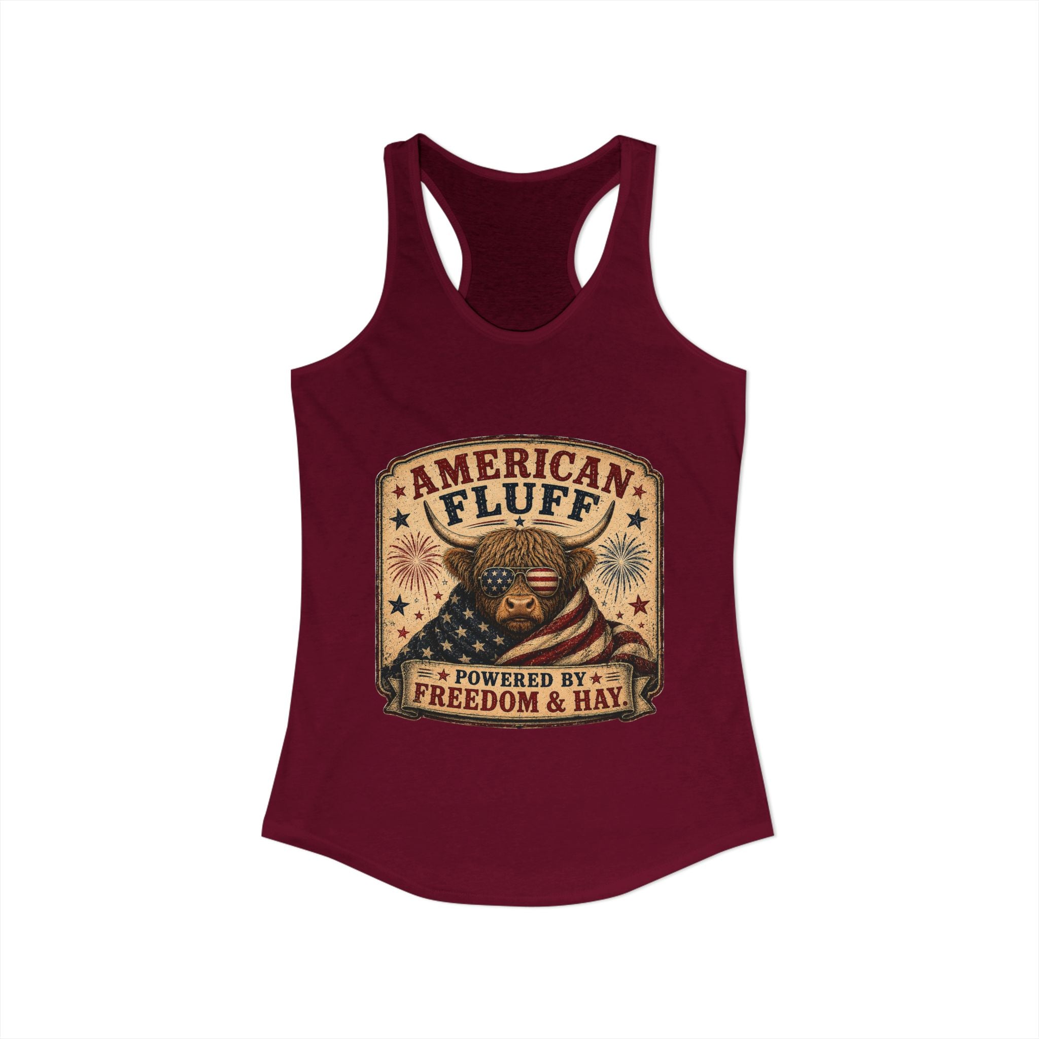 American Fluff Women's Ideal Racerback Tank