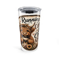 Running on Coffee & Cow Kisses Highland Cow Tumbler 20oz