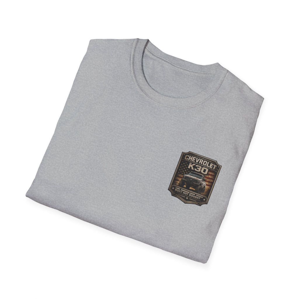 Dirt Road Degree - Chevrolet K30 Vintage Badge T-Shirt