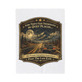 'Some People Find Themselves in Quiet Places' Scenic Road trip Throw - Velveteen Plush Blanket