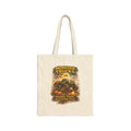 Monster Trucks Tote Bag — "Muddy Tires And Candy Flies" Cotton Canvas Shopper