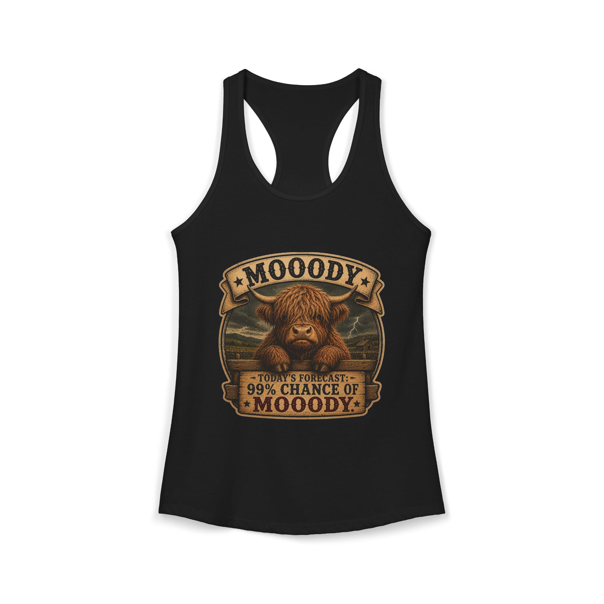 Mooody Highland Women's Ideal Racerback Tank
