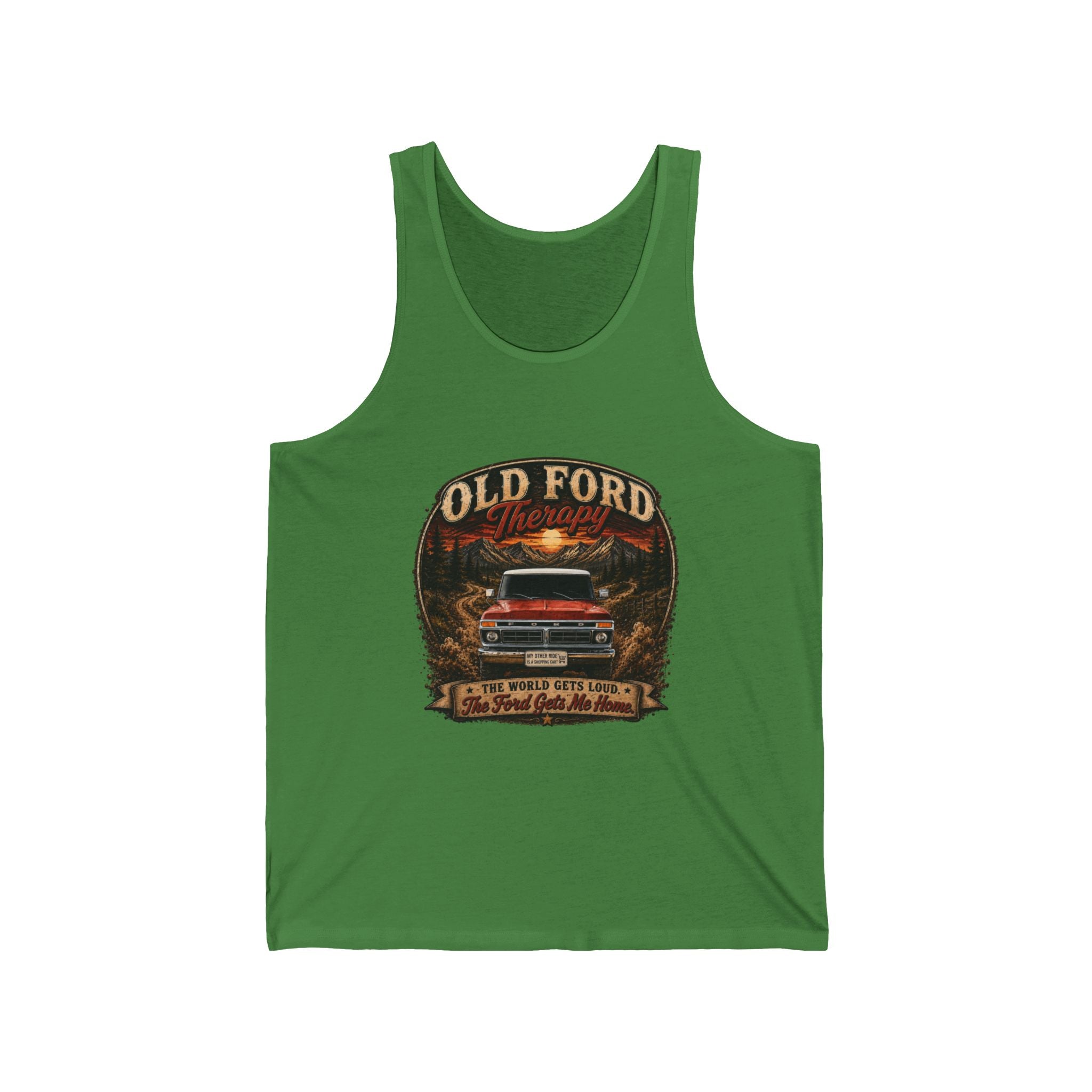 Old Ford Pickup Vintage Tank Top — Retro Truck Graphic Tank
