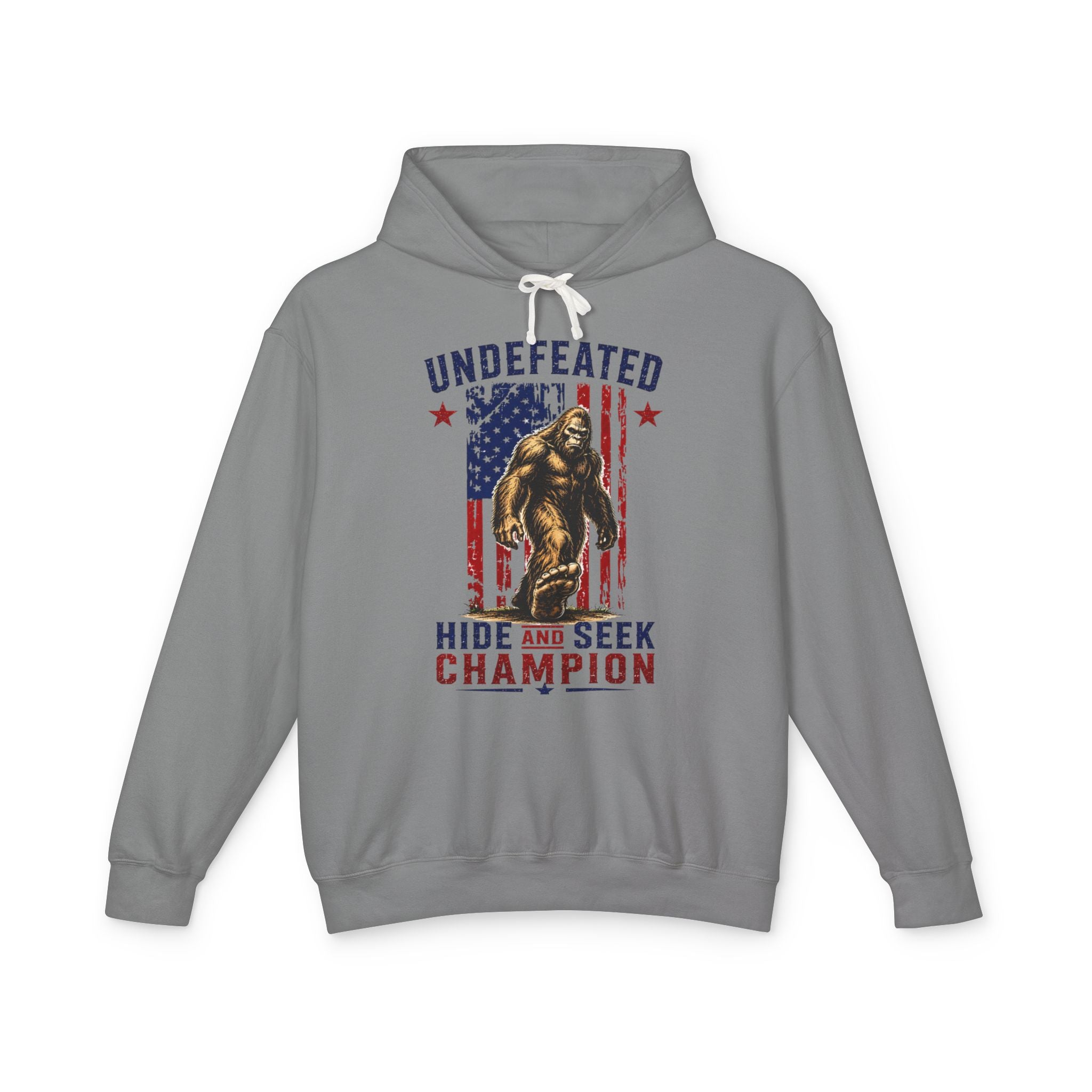 Undefeated Hide and Seek Champion 4th of July Hooded Sweatshirt