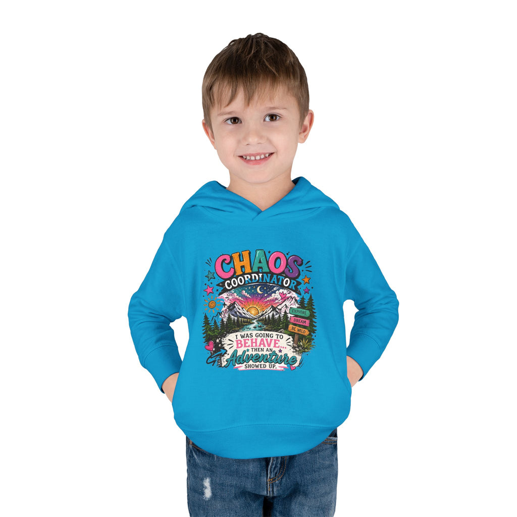Chaos Coordinator Toddler Pullover Fleece Hoodie
