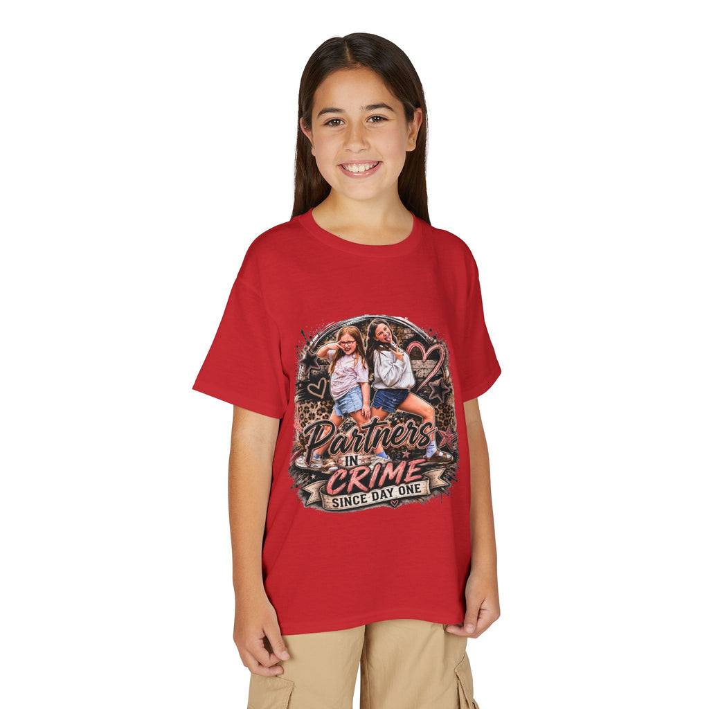 "Partners in Crime Since Day One" Best Friend Tee – Youth T-Shirt