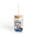 Be The Lighthouse Not the Storm Glass Straw Cup, 16oz