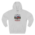 I Came to Avoid People Truck Three-Panel Fleece Hoodie