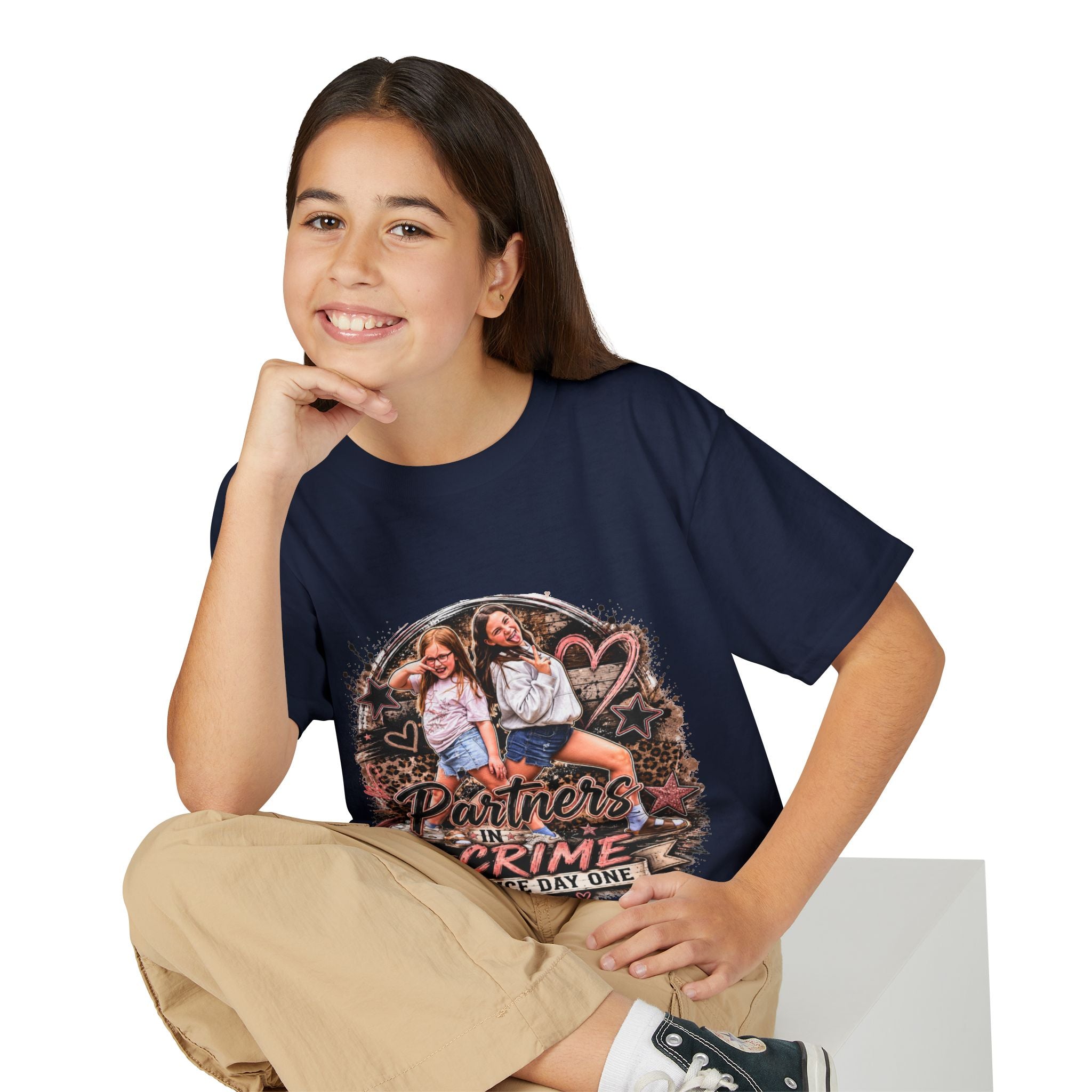 "Partners in Crime Since Day One" Best Friend Tee – Youth T-Shirt
