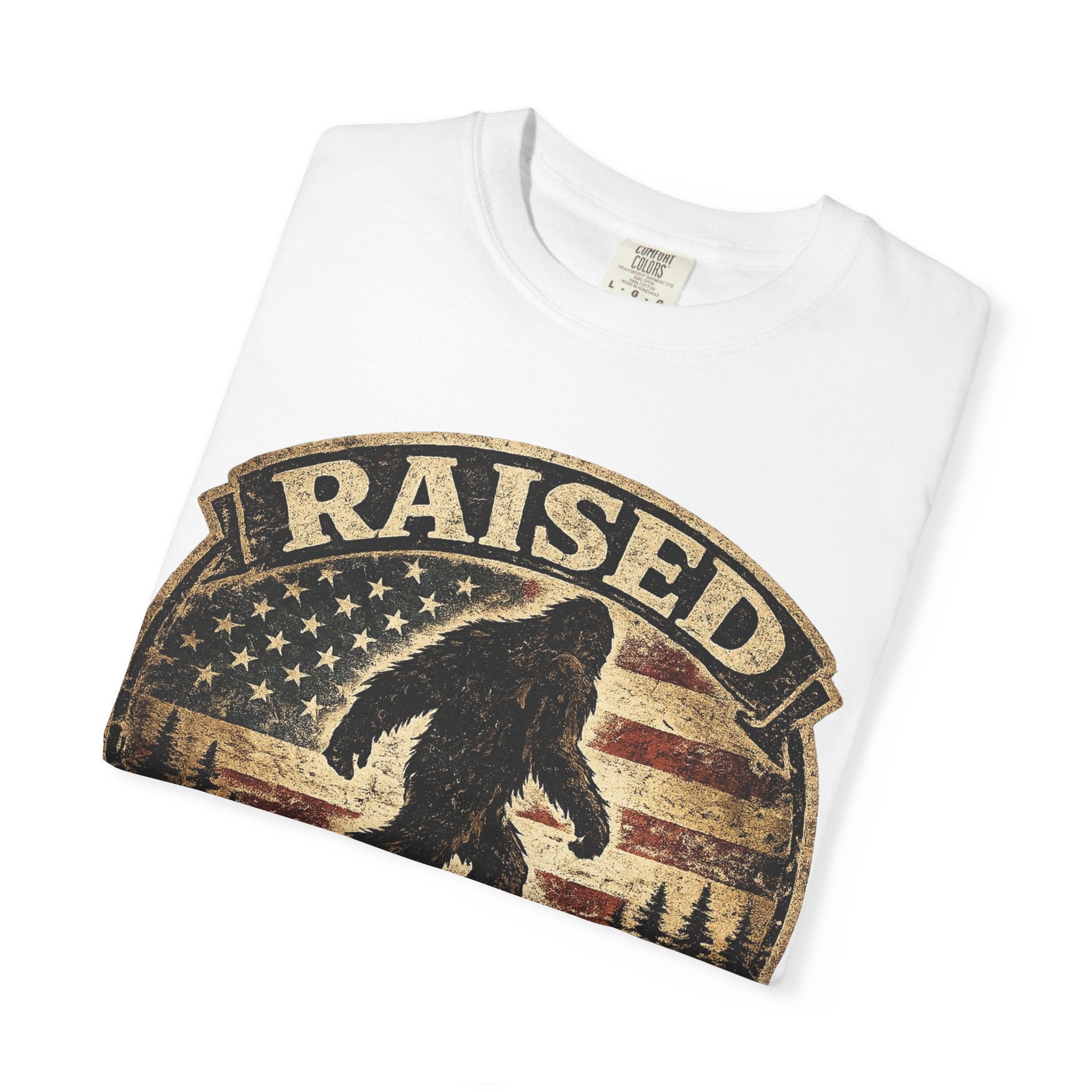 Raised Wild Bigfoot T-shirt