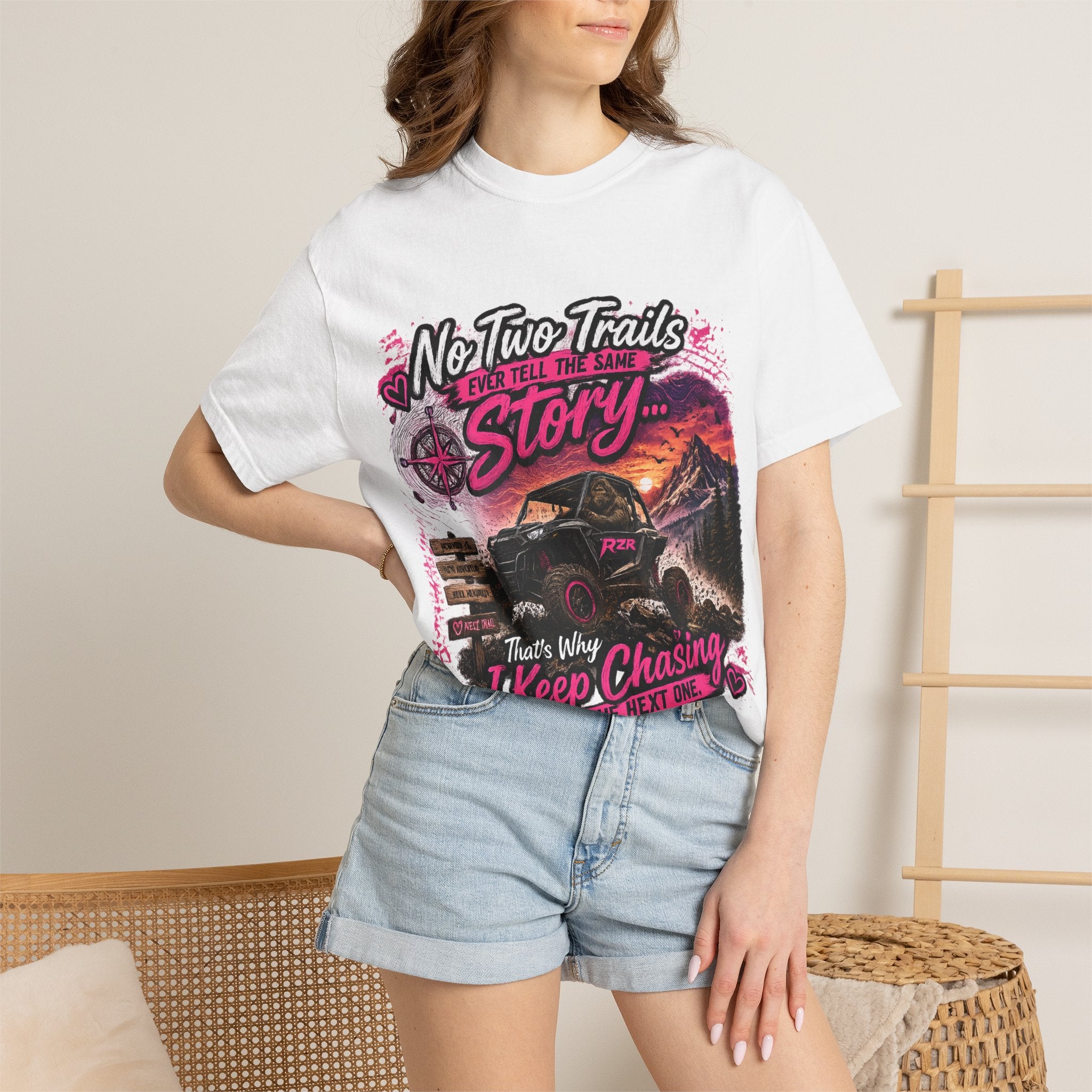 Off‑Road Truck T‑Shirt — “No Two Trails Ever Tell the Same Story” Adventure Tee