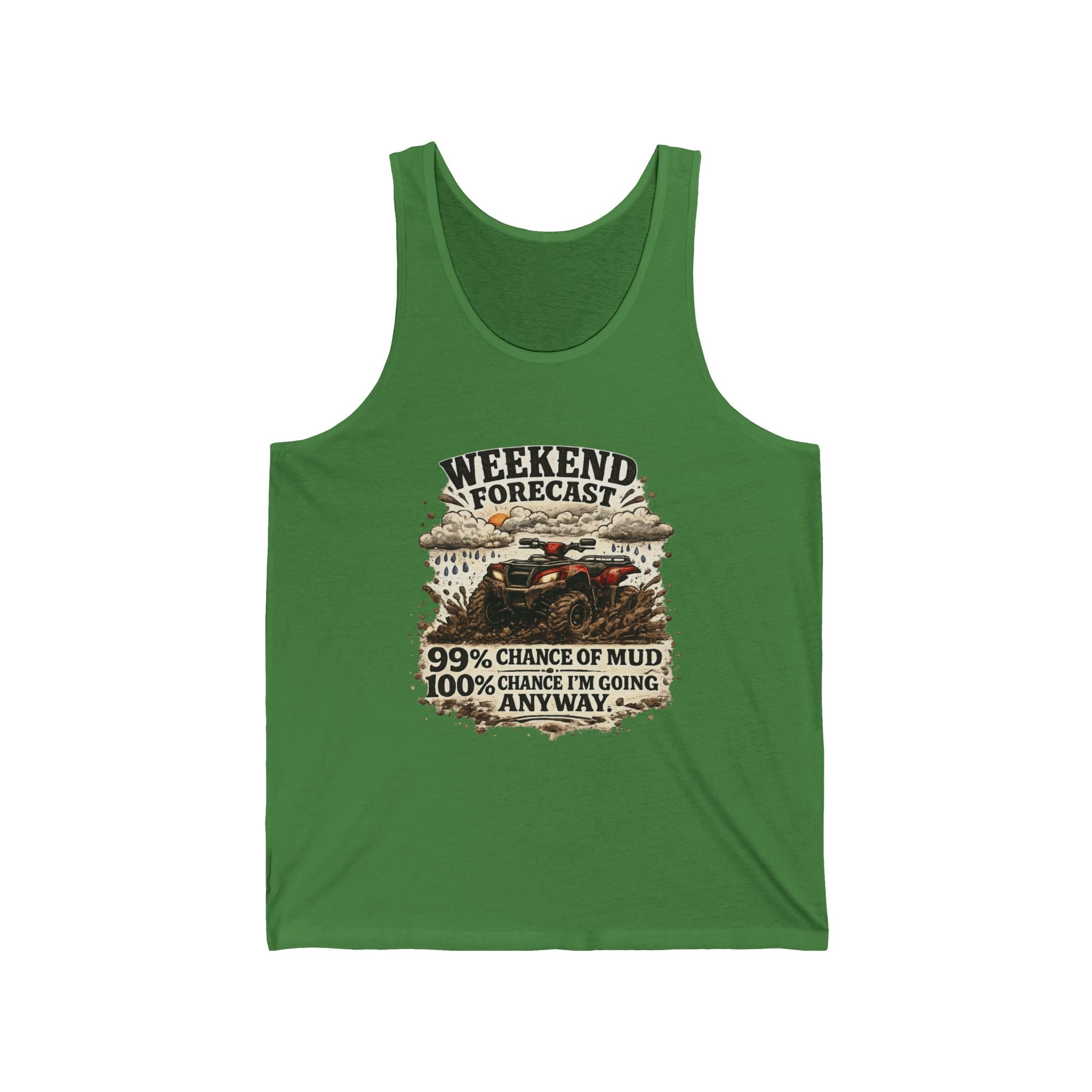“Weekend Forecast: 99% Chance of Mud” Adventure Tank — Off-Road Tank Top