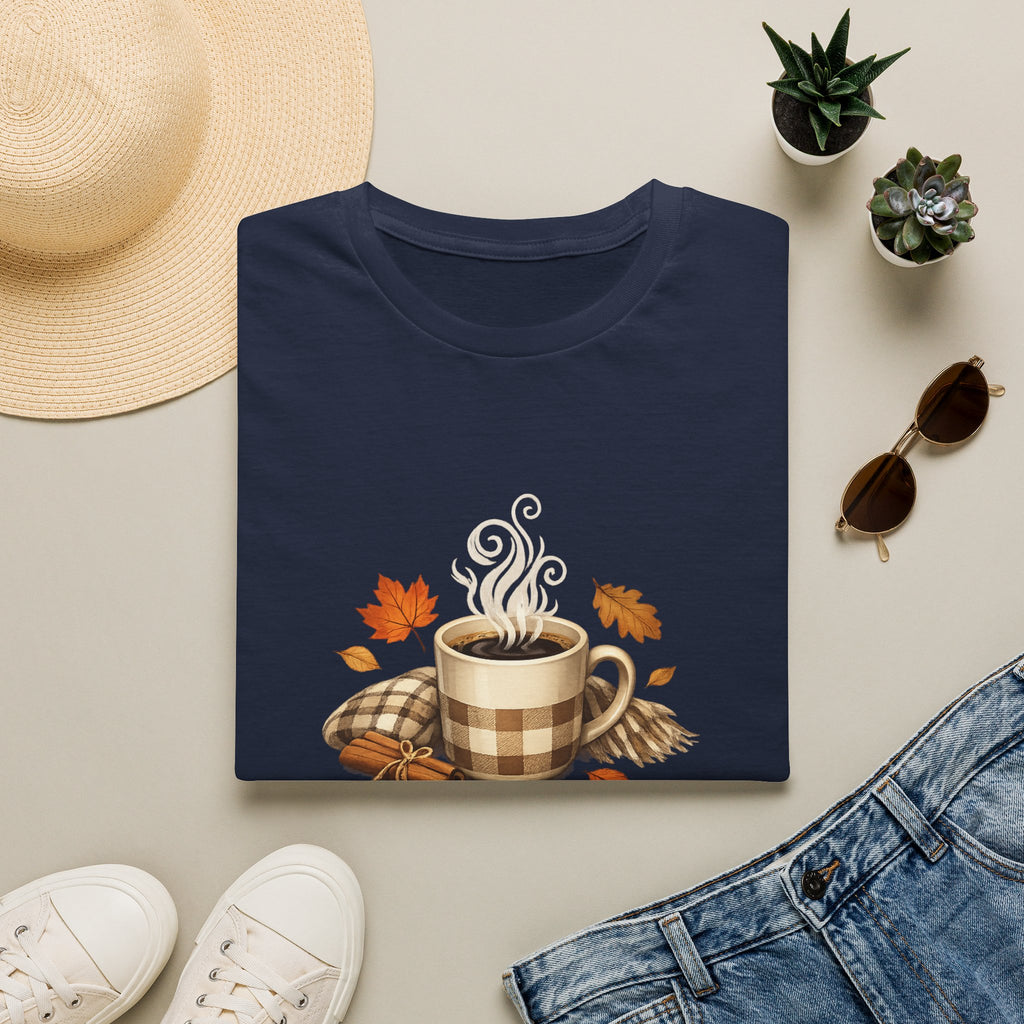 'My Favorite Fall Accessory is a Warm Cup and a Weekend Morning' — Cozy Fall Coffee T-Shirt