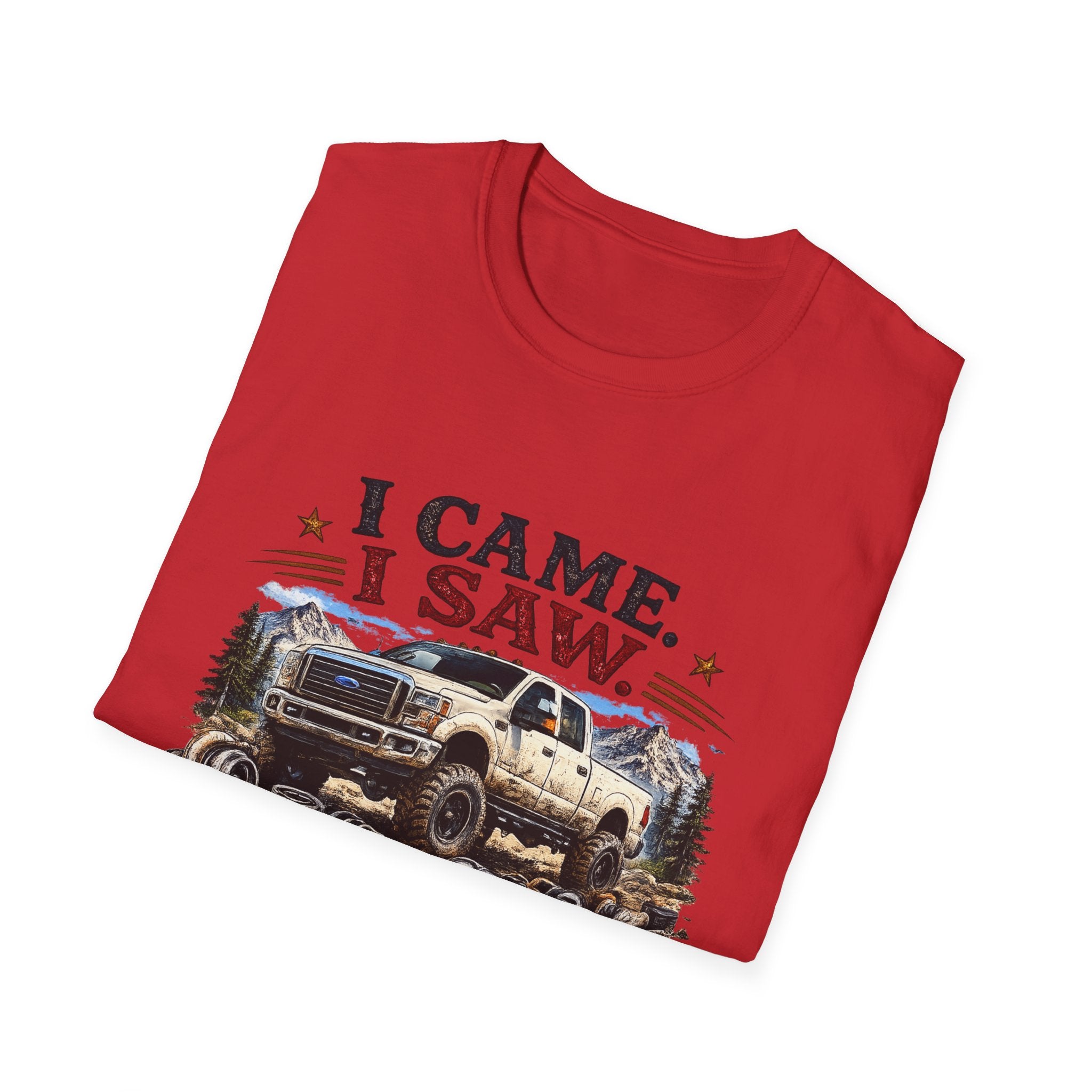 I Saw I Came, I Bought Truck Parts Softstyle T-Shirt