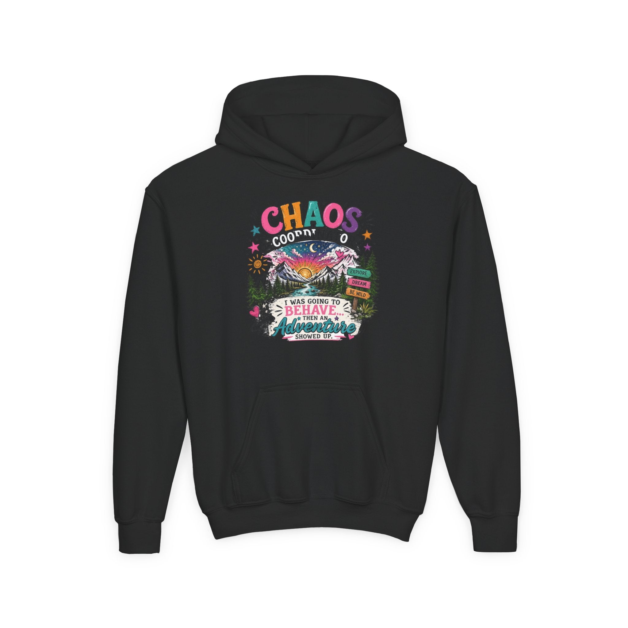 Chaos Coordinator Youth Heavy Blend Hooded Sweatshirt