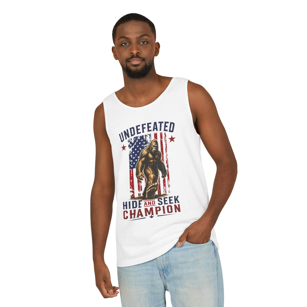 Undefeated Hide and Seek Champion 4th of July Tank Top