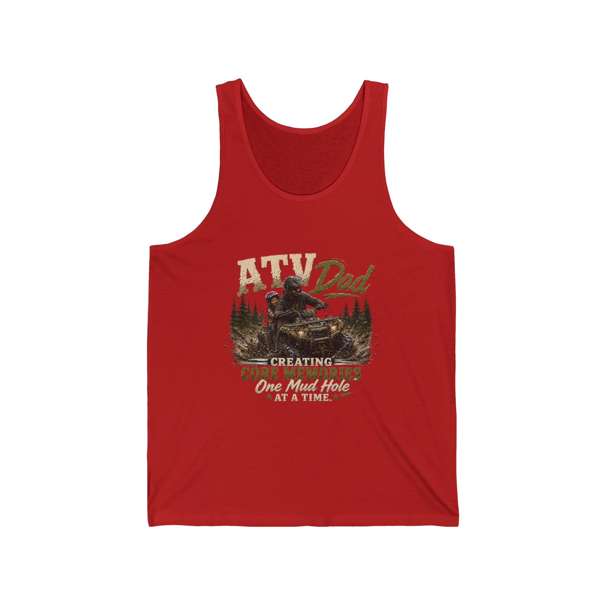 "Creating Core Memories One Trail at a Time" Graphic Tank – ATV Dad Tank Top