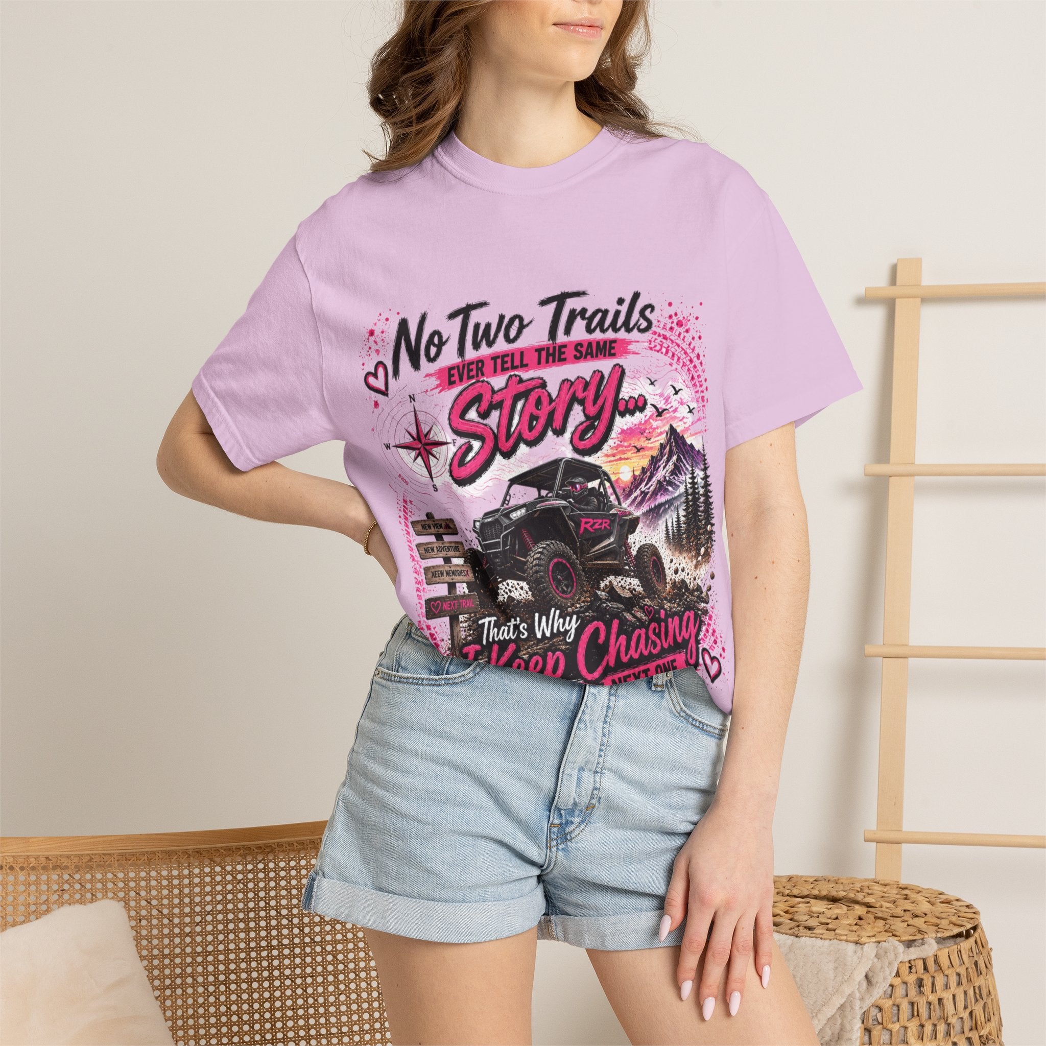 Off-Road Truck T-Shirt — "No Two Trails Ever Tell the Same Story" Adventure Tee