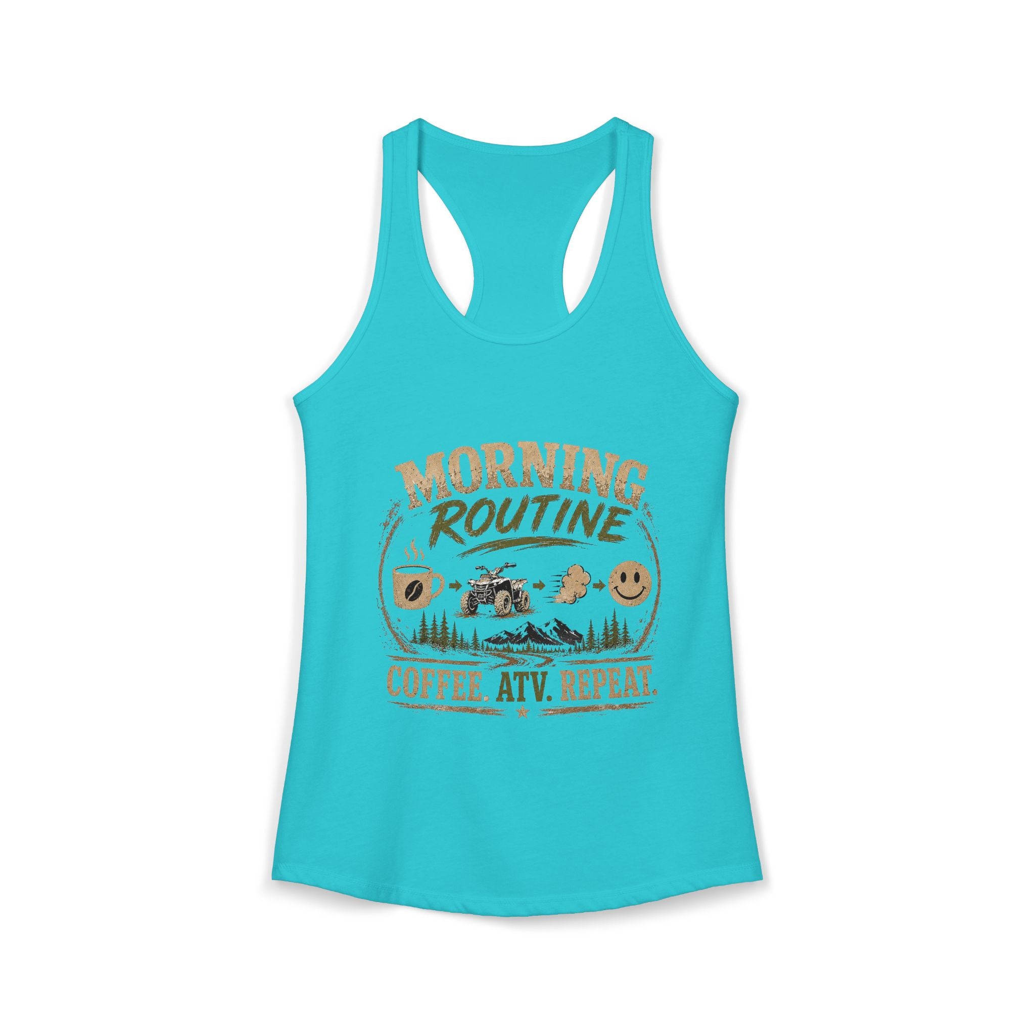 Morning Routine Women's Ideal Racerback Tank