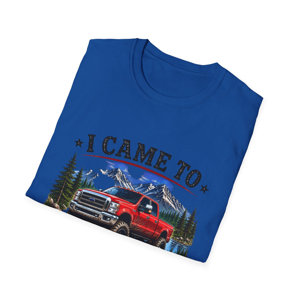 I Came to Avoid People Truck Softstyle T-Shirt