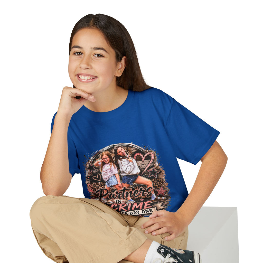 "Partners in Crime Since Day One" Best Friend Tee – Youth T-Shirt