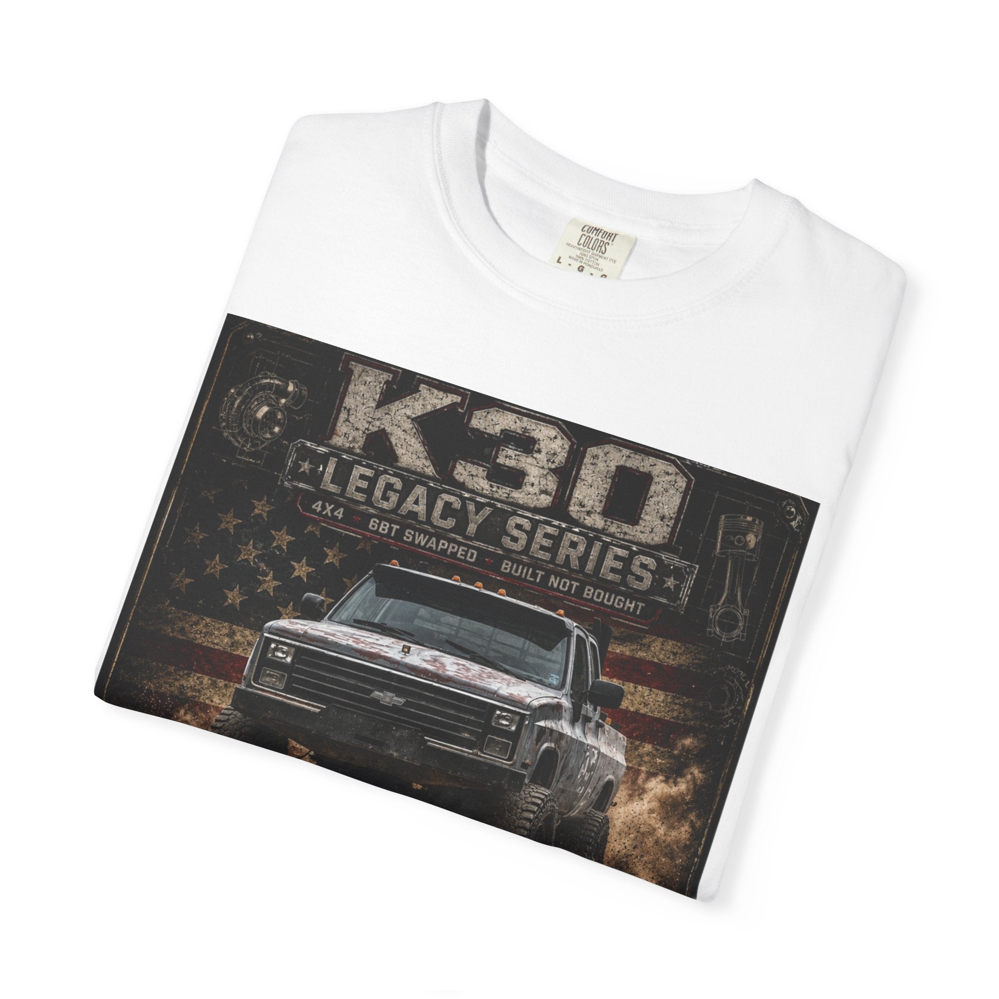 Chevrolet K30 Legacy Series T-Shirt — Vintage Off-Road Truck Graphic