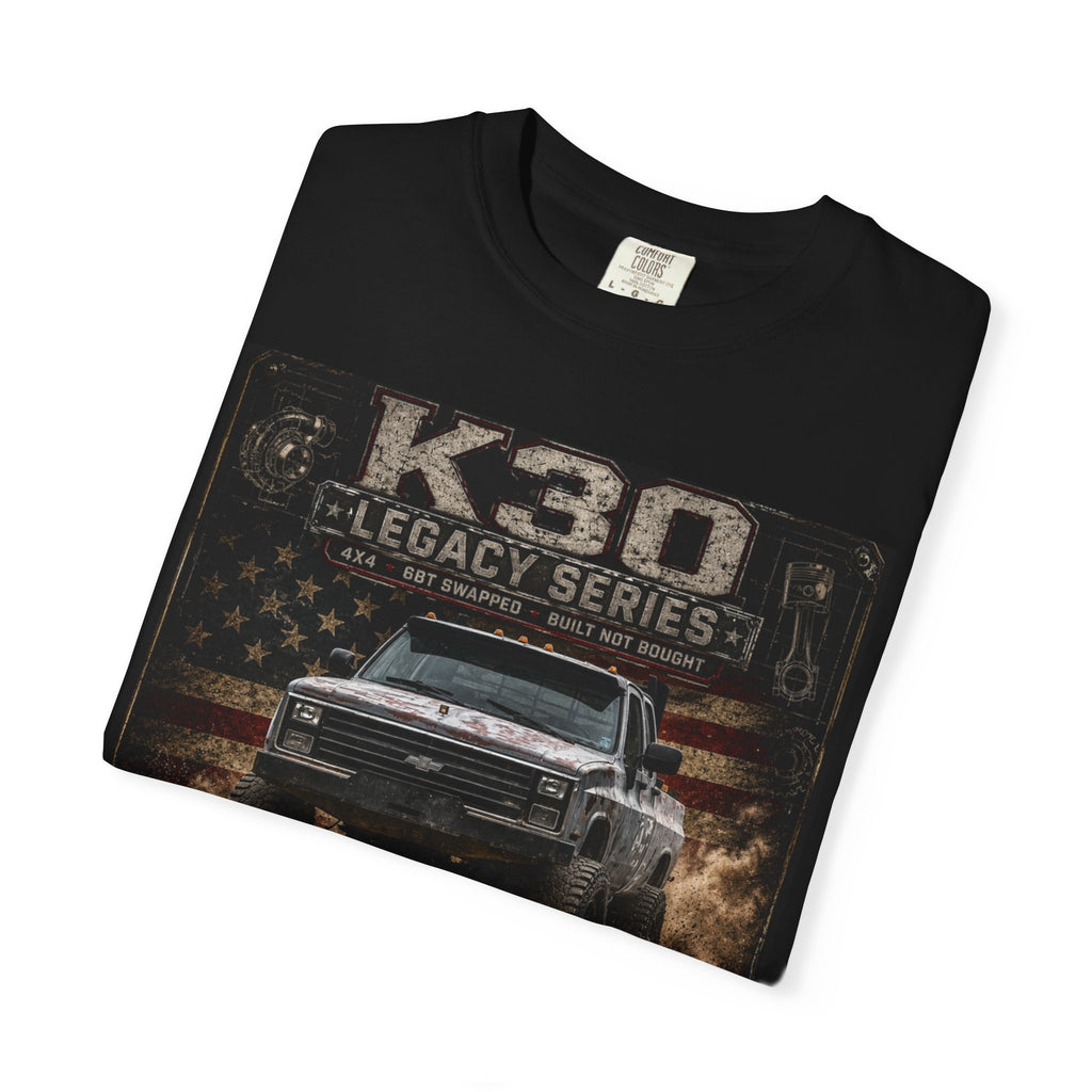 Chevrolet K30 Legacy Series T-Shirt — Vintage Off-Road Truck Graphic