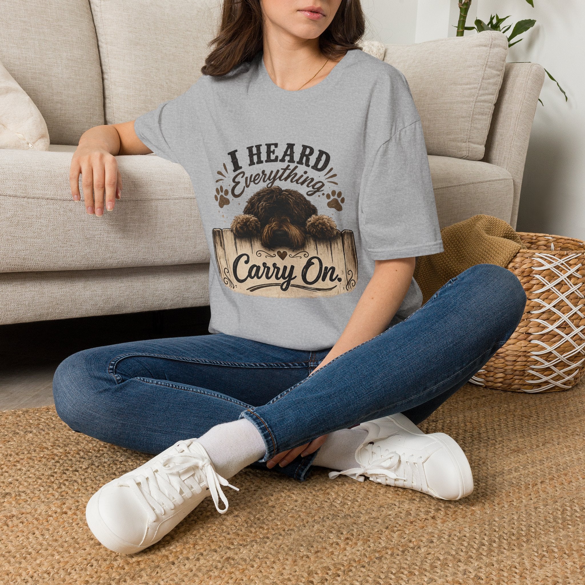 'I Heard Everything Carry On' - Unisex Softstyle T-Shirt