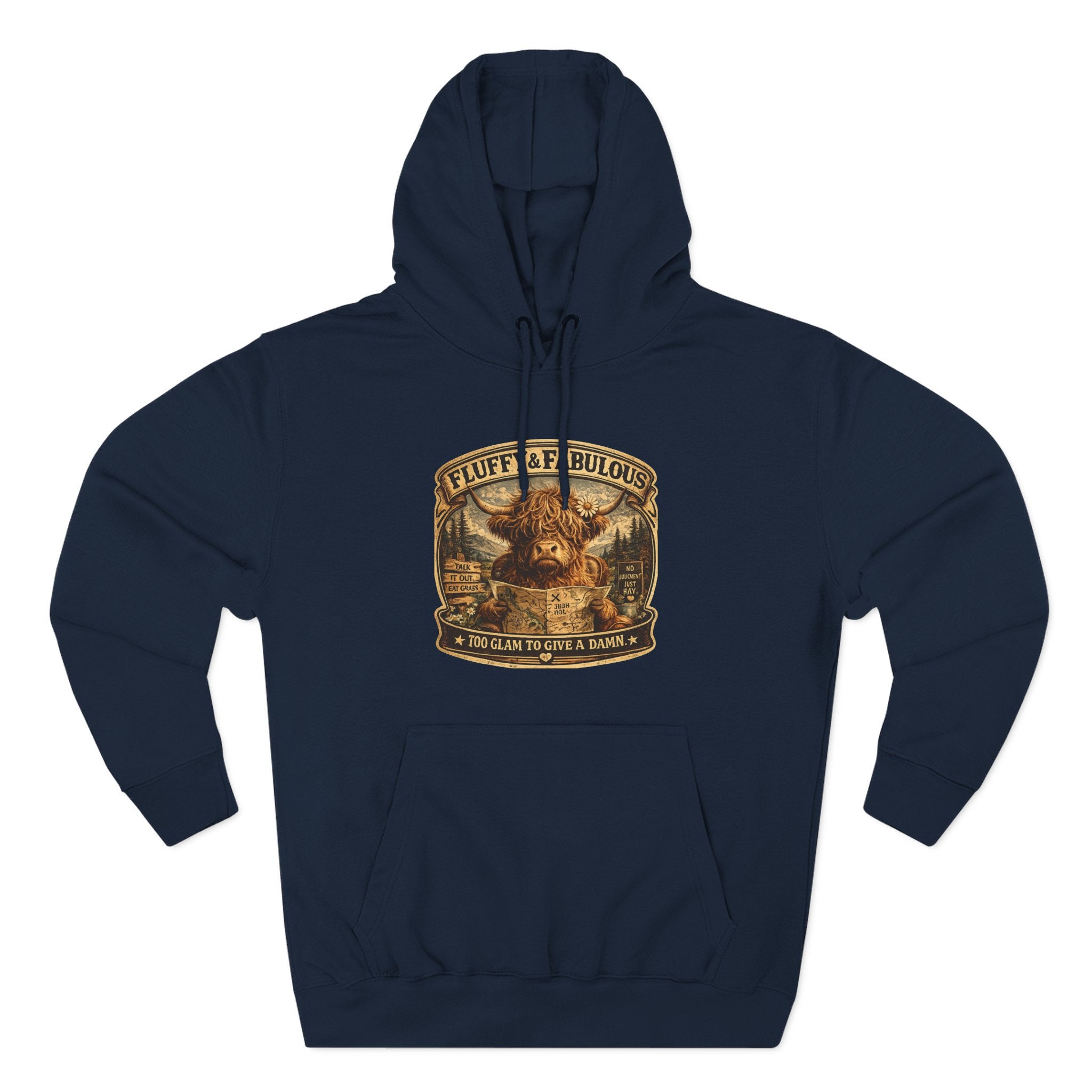 Fluffy & Fabulous Three-Panel Fleece Hoodie