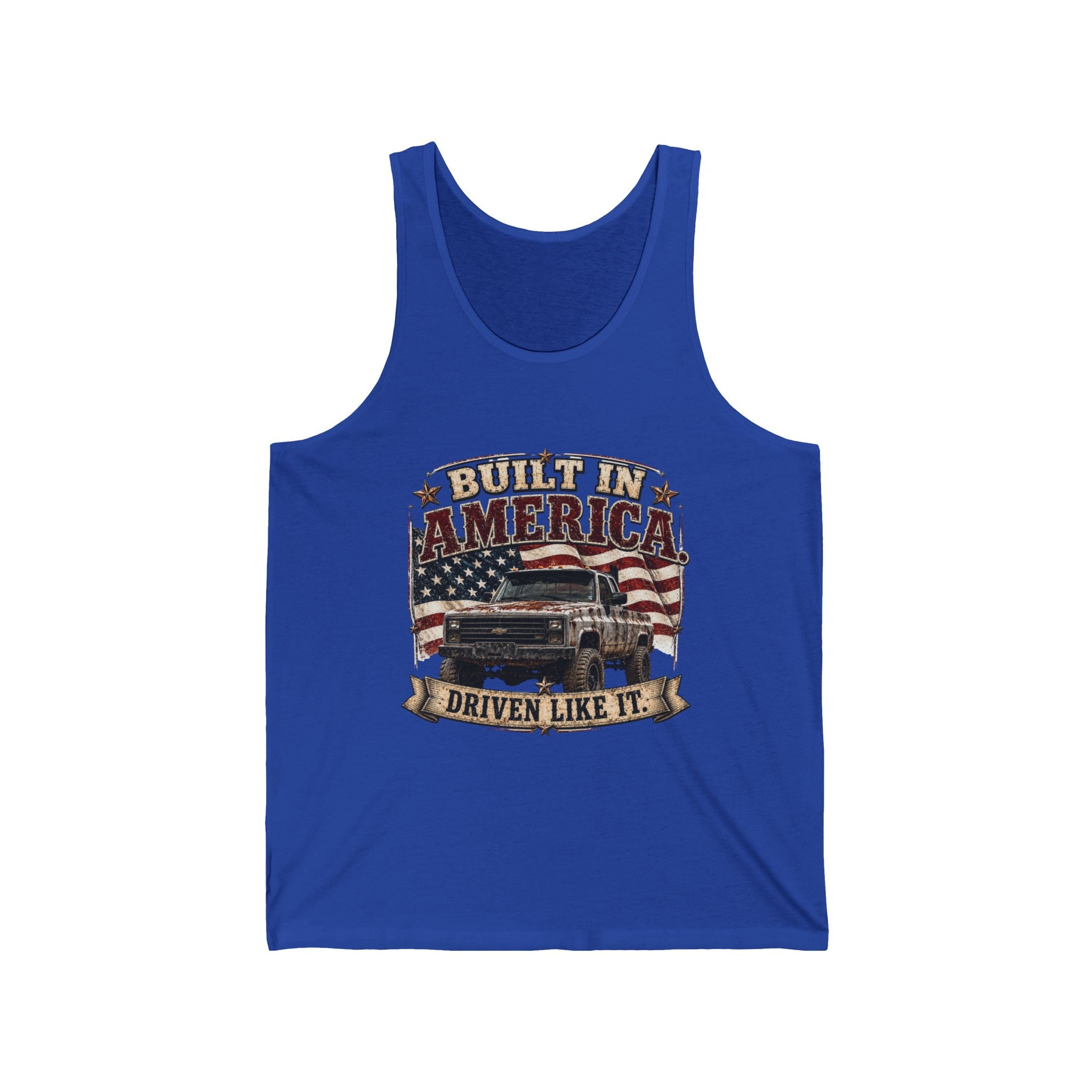 Built In America Chevy Truck Jersey Tank