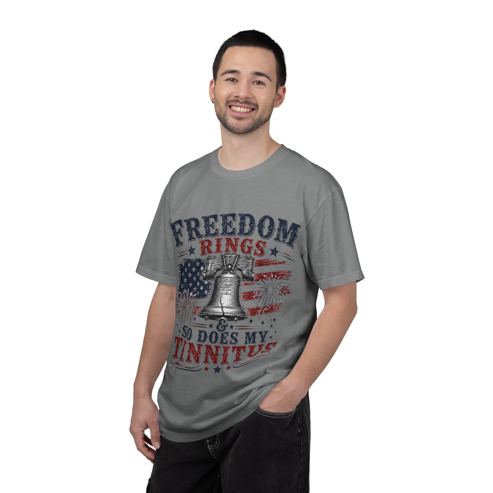 Patriotic 'Freedom Rings So Does My Tinnitus' T-Shirt