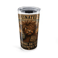 Running On Coffee & Country Music Highland Cow Tumbler 20oz