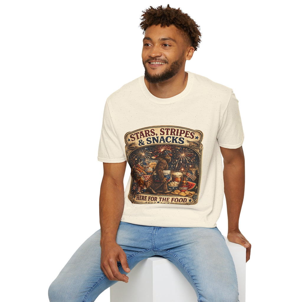 Patriotic 'Stars, Stripes & Snacks' T-Shirt