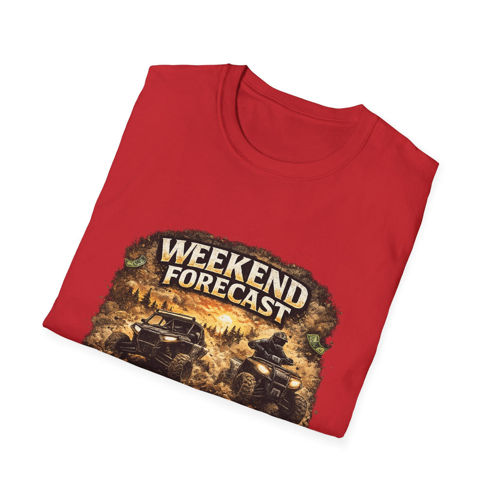 Weekend Forecast Off-Road T-Shirt — “100% Chance of Dust, 0% Chance of Regret”