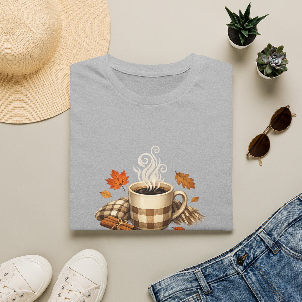 'My Favorite Fall Accessory is a Warm Cup and a Weekend Morning' — Cozy Fall Coffee T-Shirt