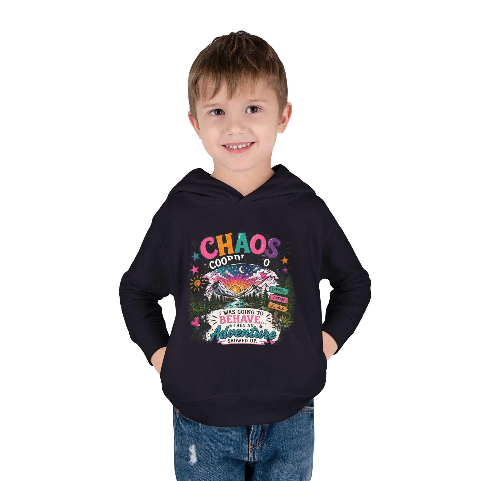 Chaos Coordinator Toddler Pullover Fleece Hoodie