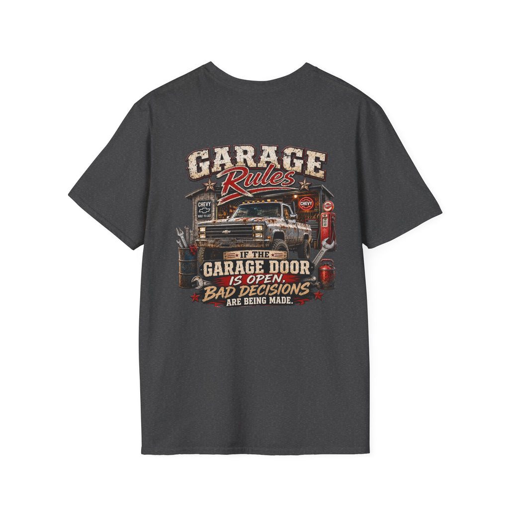 Garage Rules Chevrolet K30 Vintage Truck T-Shirt — Retro K-30 Badge Tee