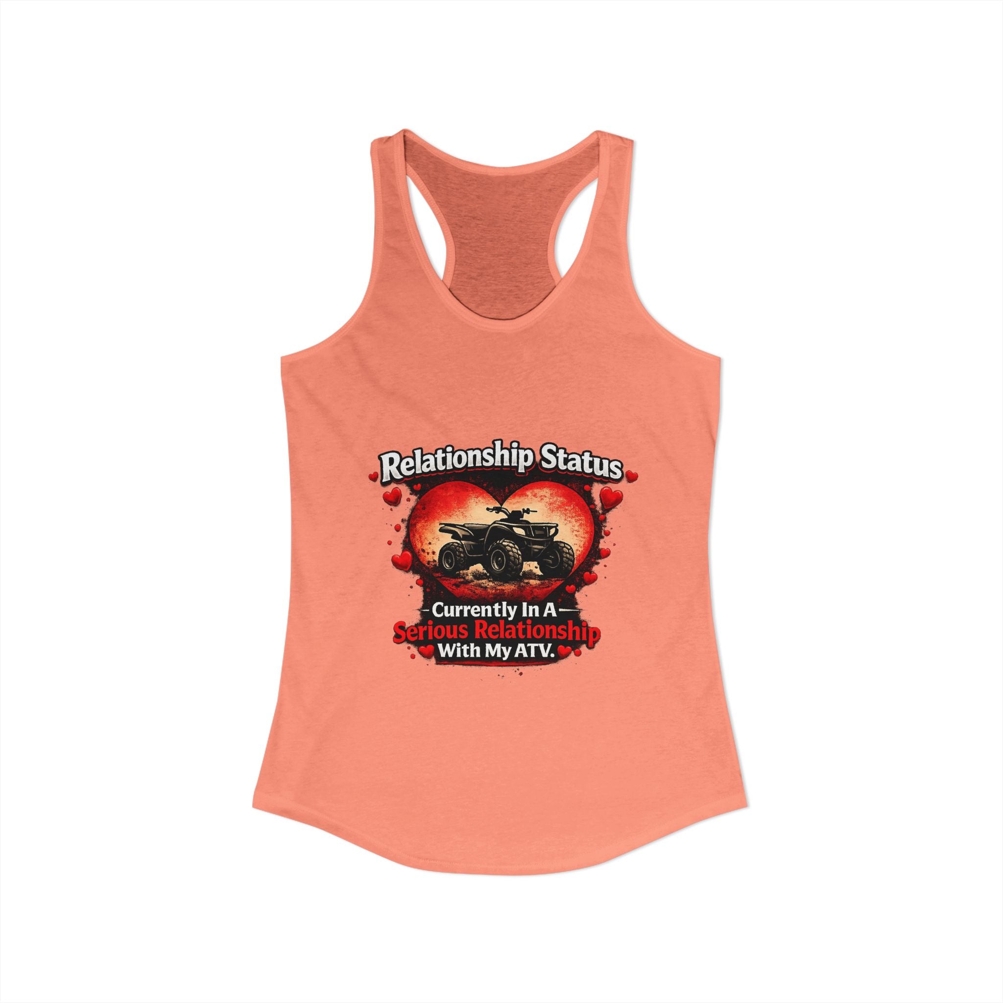 Relationship Status ATV Women's Ideal Racerback Tank