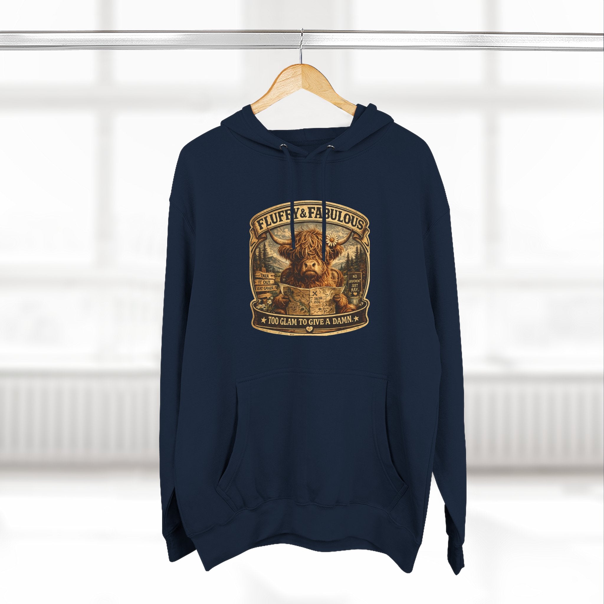 Fluffy & Fabulous Three-Panel Fleece Hoodie