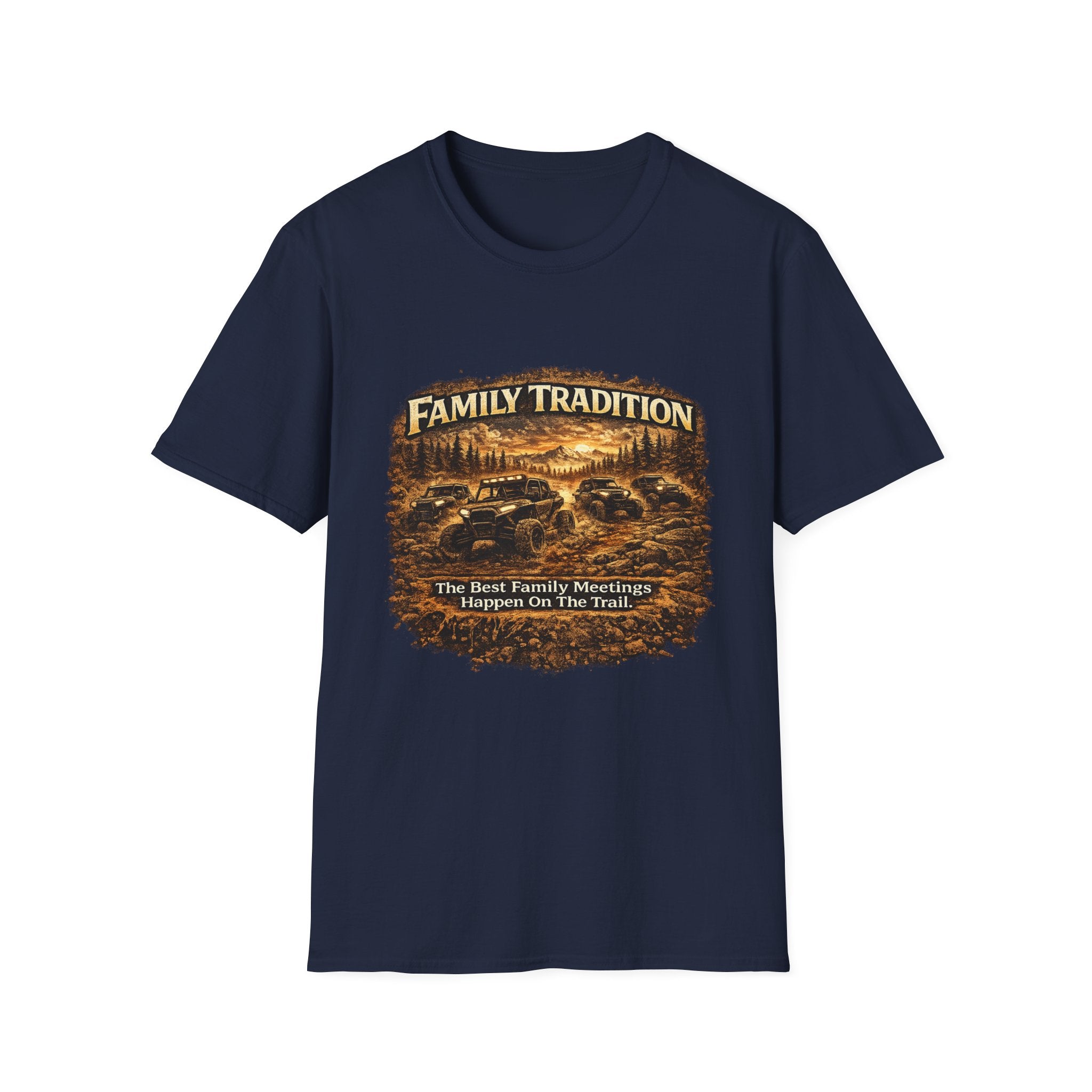 "Family Tradition" Off-Road Truck Vintage Graphic — T-Shirt
