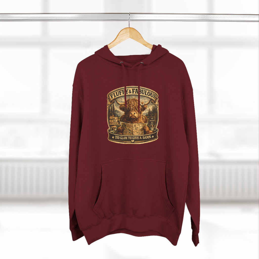 Fluffy & Fabulous Three-Panel Fleece Hoodie