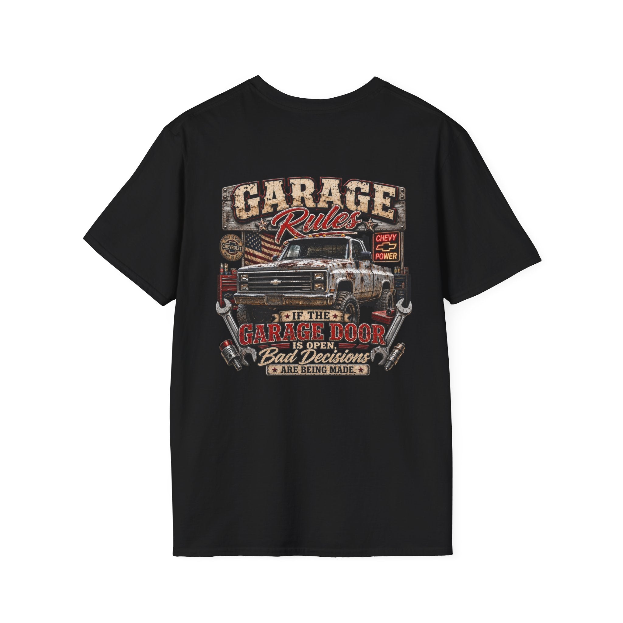 Garage Rules - Chevrolet K30 Vintage Badge T-Shirt
