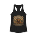 Highland Cow Customer Service Women's Ideal Racerback Tank
