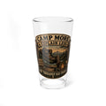 “Camp More, Explain Less” Bear Design – 16oz Camping Pint Glass
