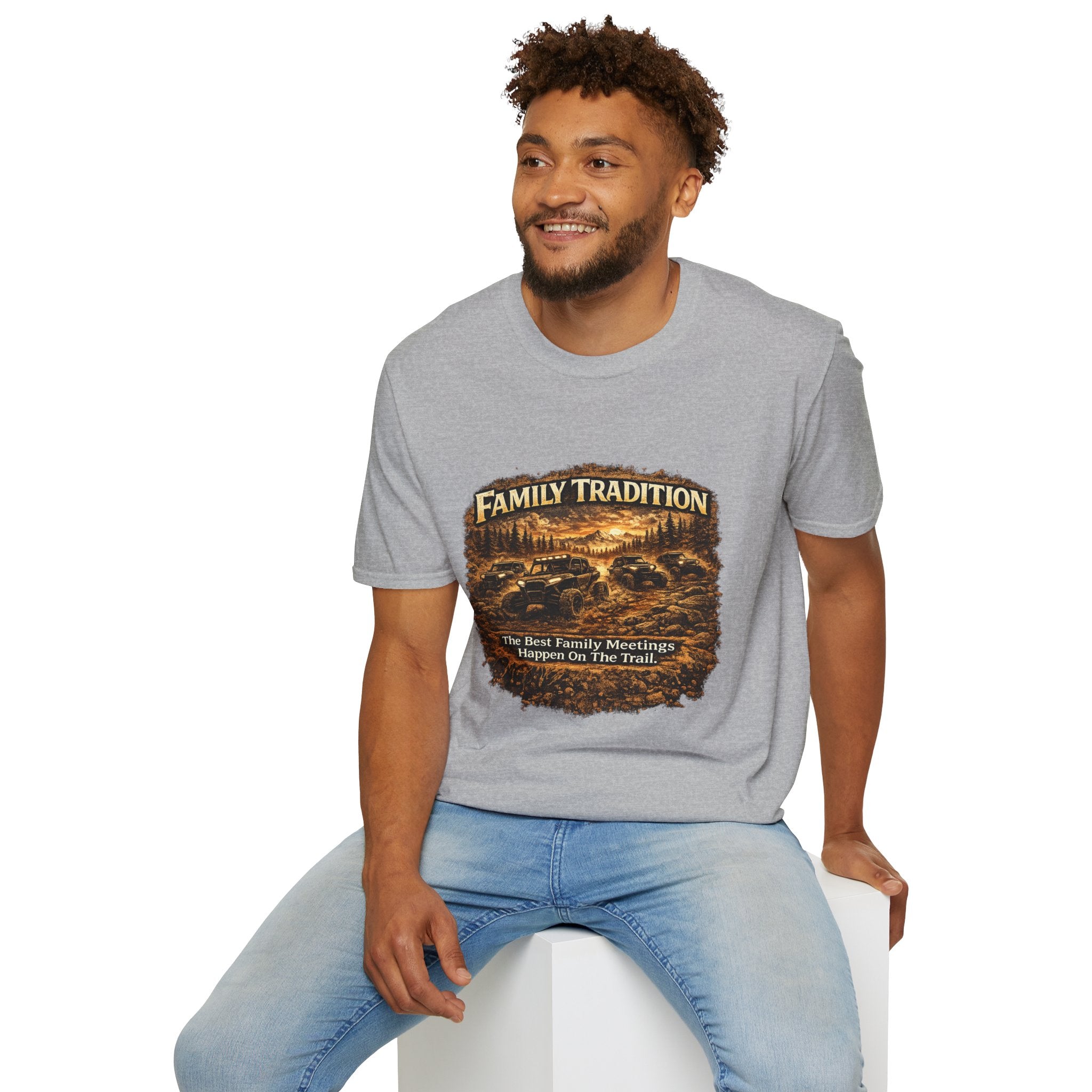 "Family Tradition" Off-Road Truck Vintage Graphic — T-Shirt