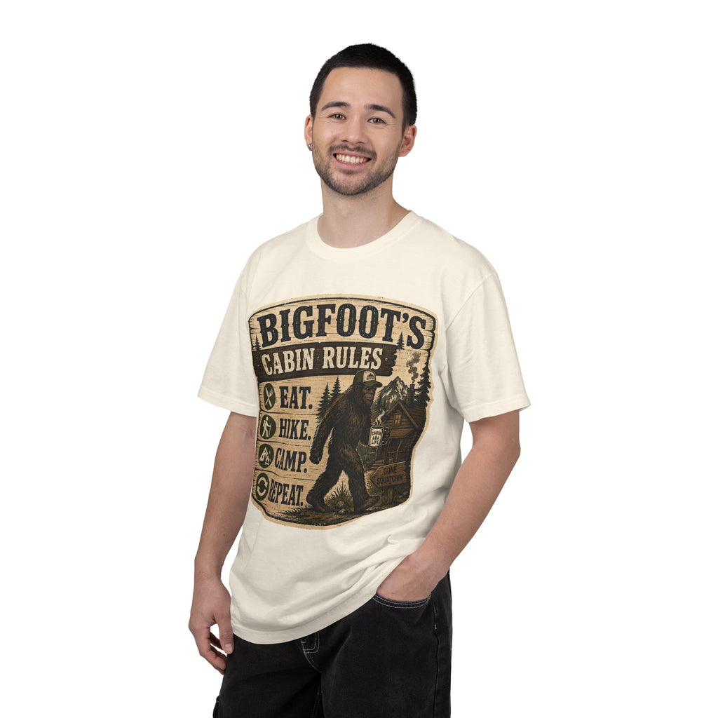 Bigfoot's Cabin Rules T-shirt